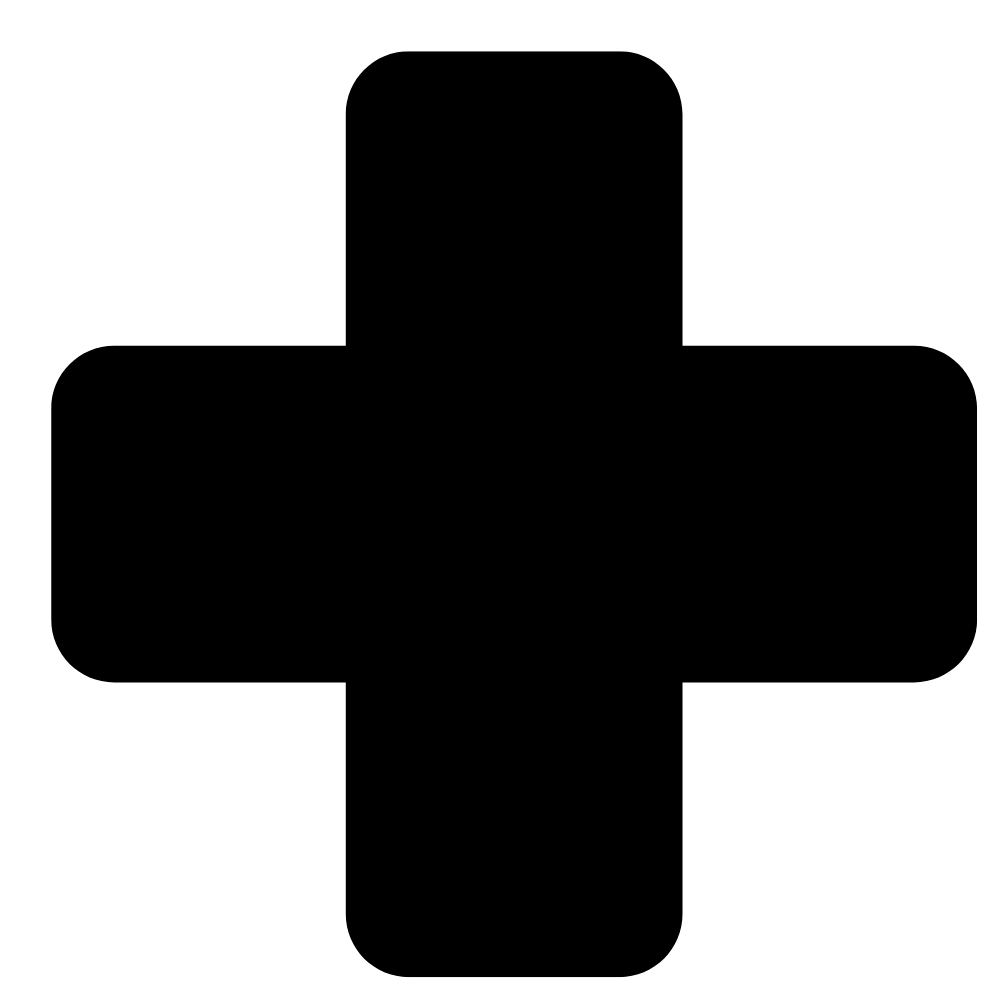 this black cross icon represents the first aid capabilities that this product has.