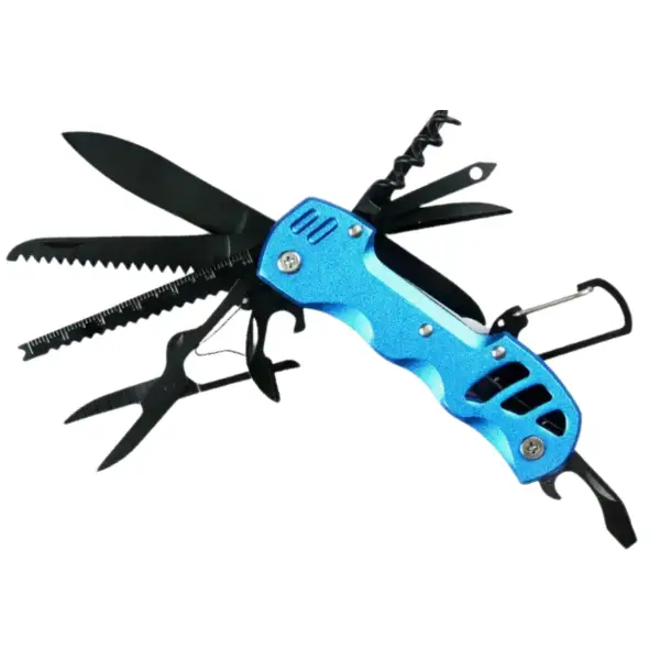 16-in-1 Multitool Pocket Knife - Blue