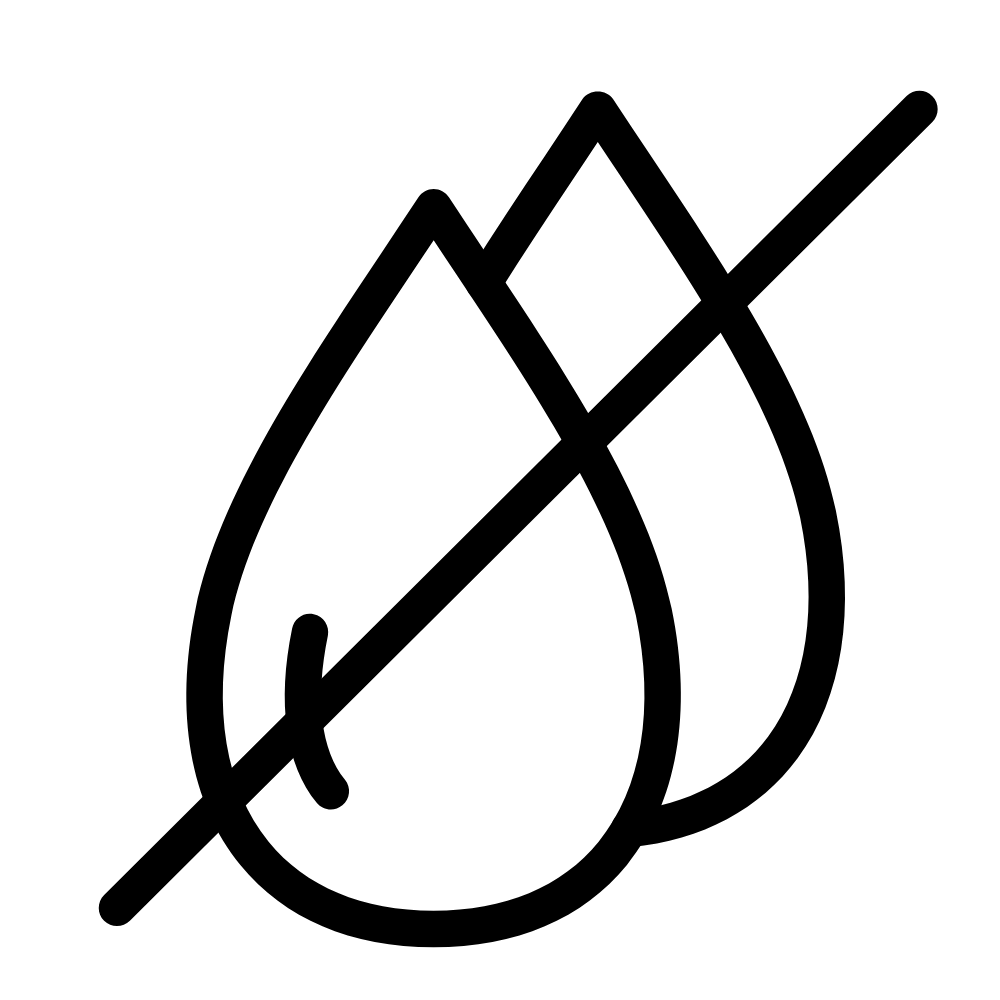 The line through the water drops represent the water resistant material that is used to make the tactical equipment.