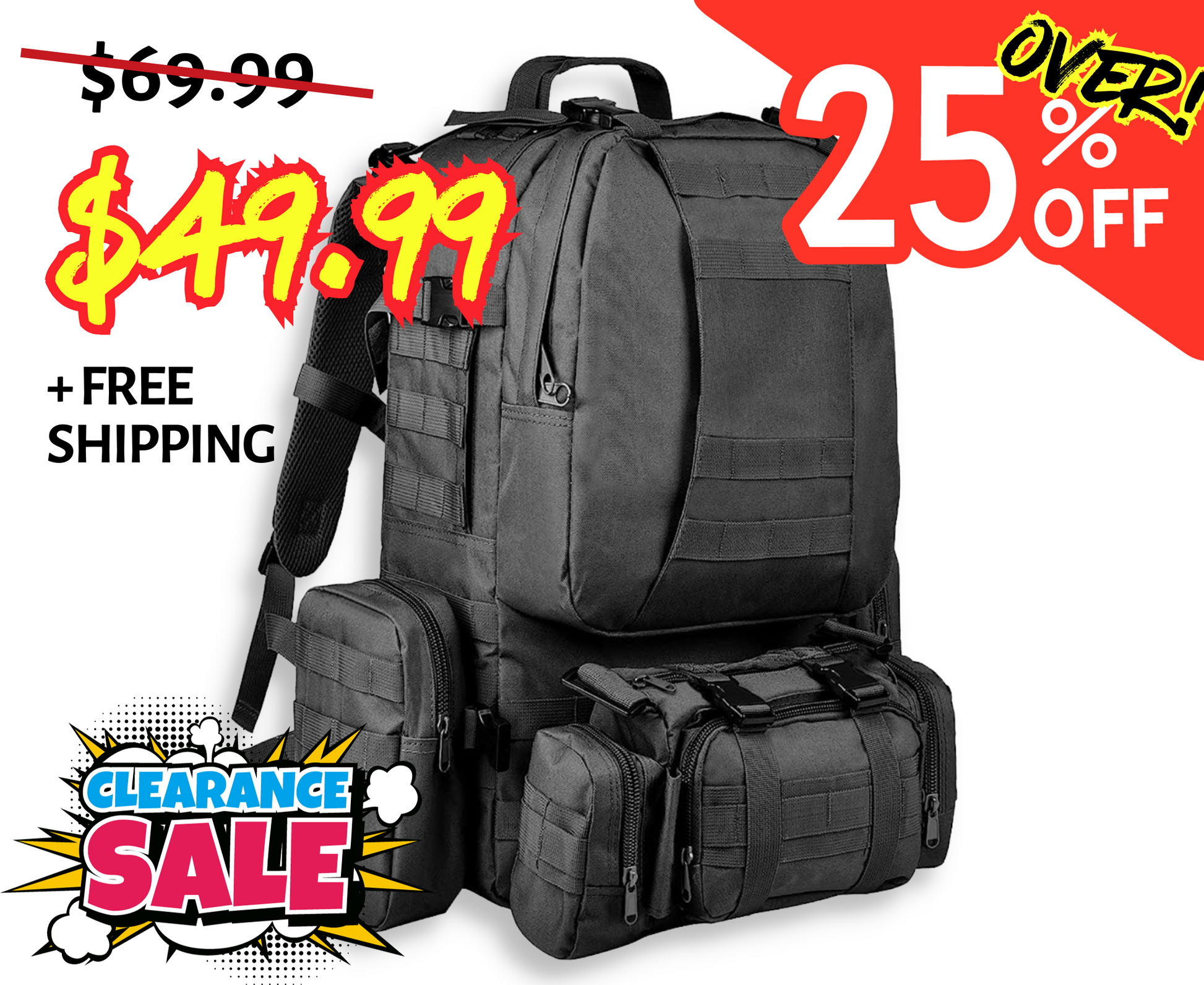 Cvlife 60l backpack sales